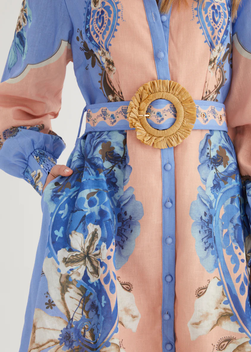 Seraphina Dress - Blue Willow