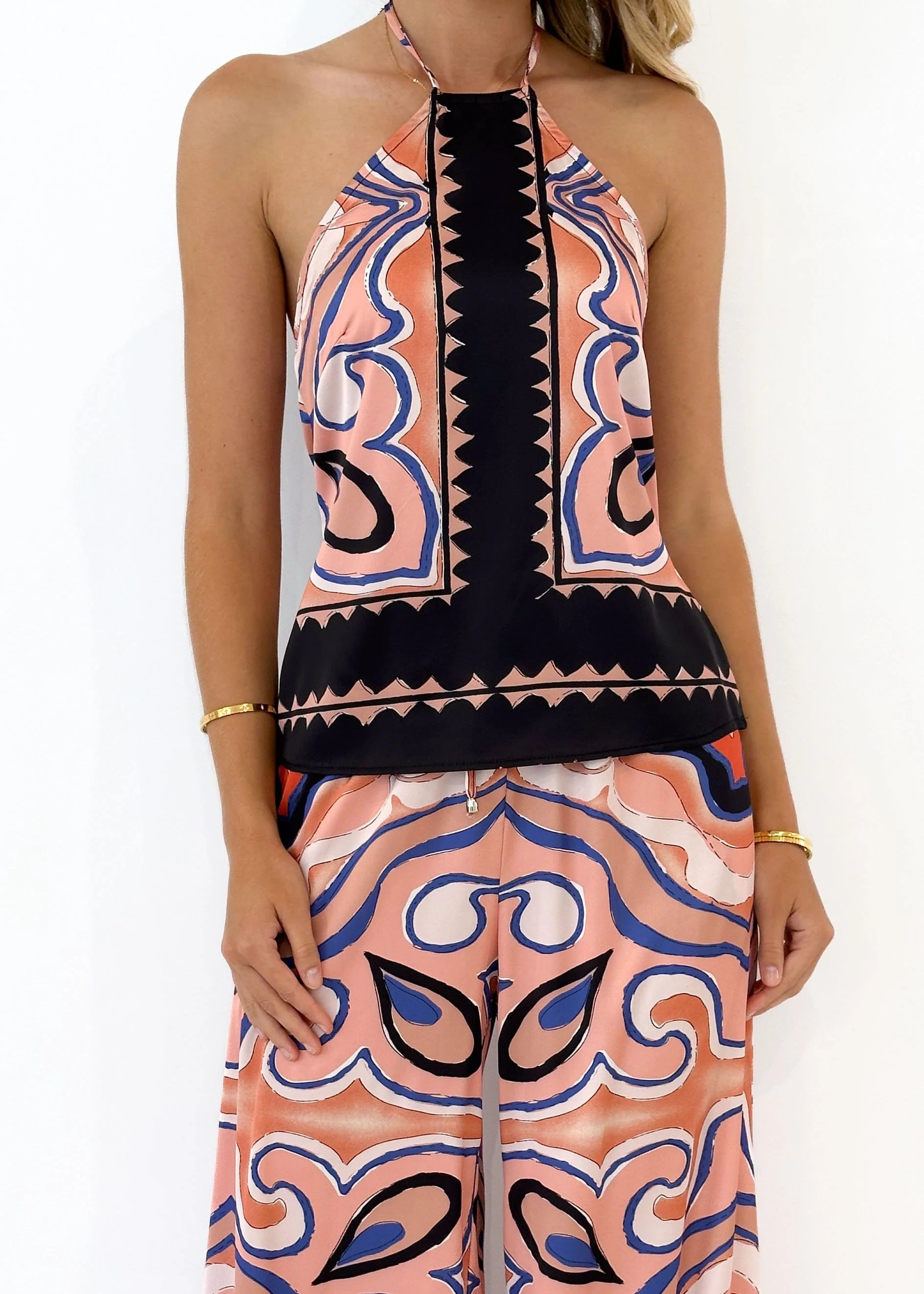 Jayslo Pants - Peach Swirl