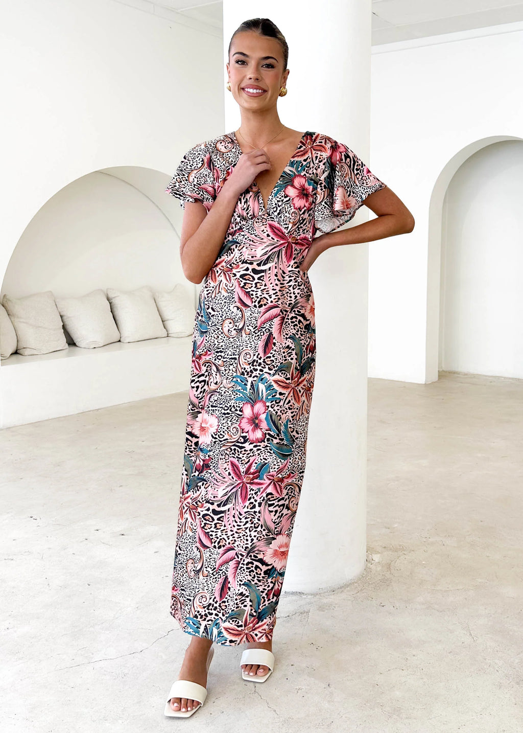 Mintoe Maxi Dress - Jungle Paradise