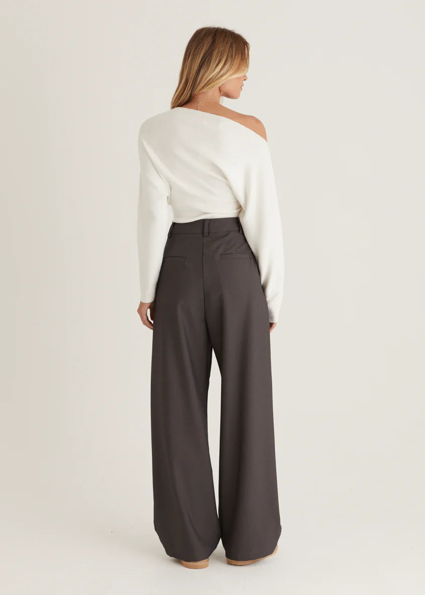 Marbella Pants - Charcoal