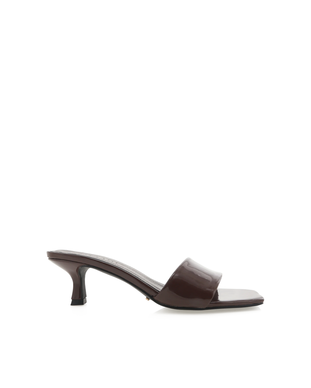 Olga Heels - Choc Shine