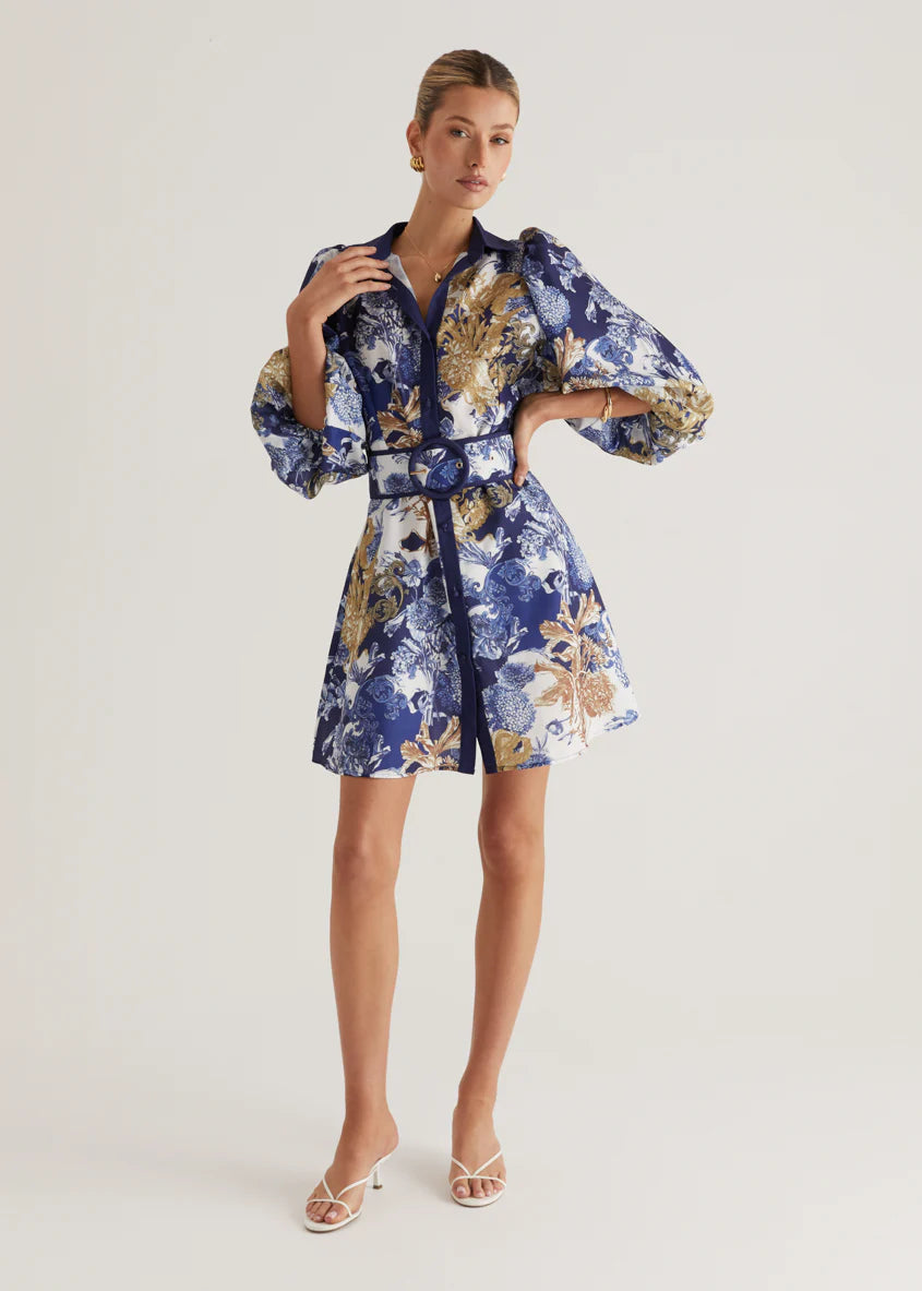 Tavana Dress - Navy Chateau