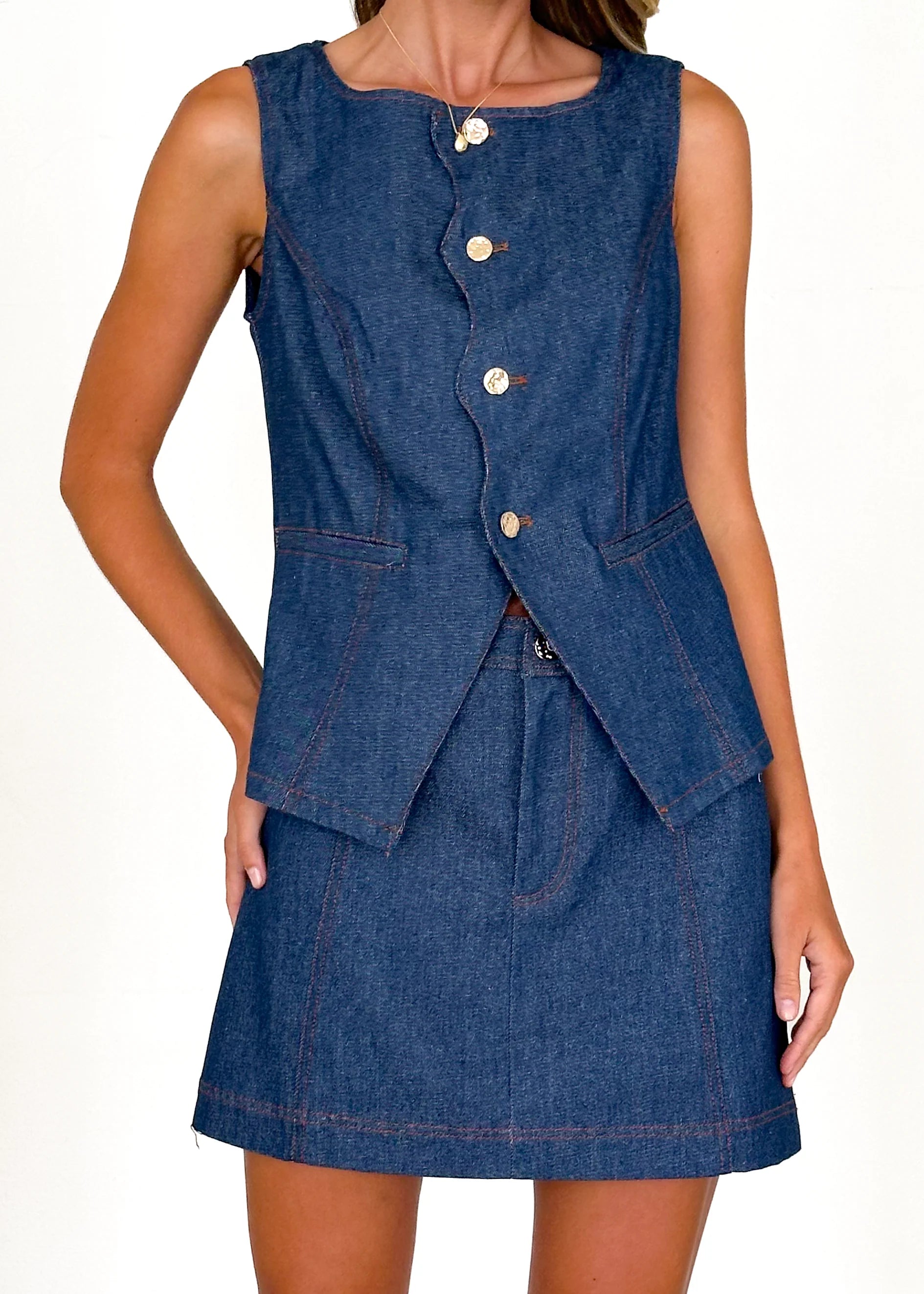 Zola Denim Set - Indigo