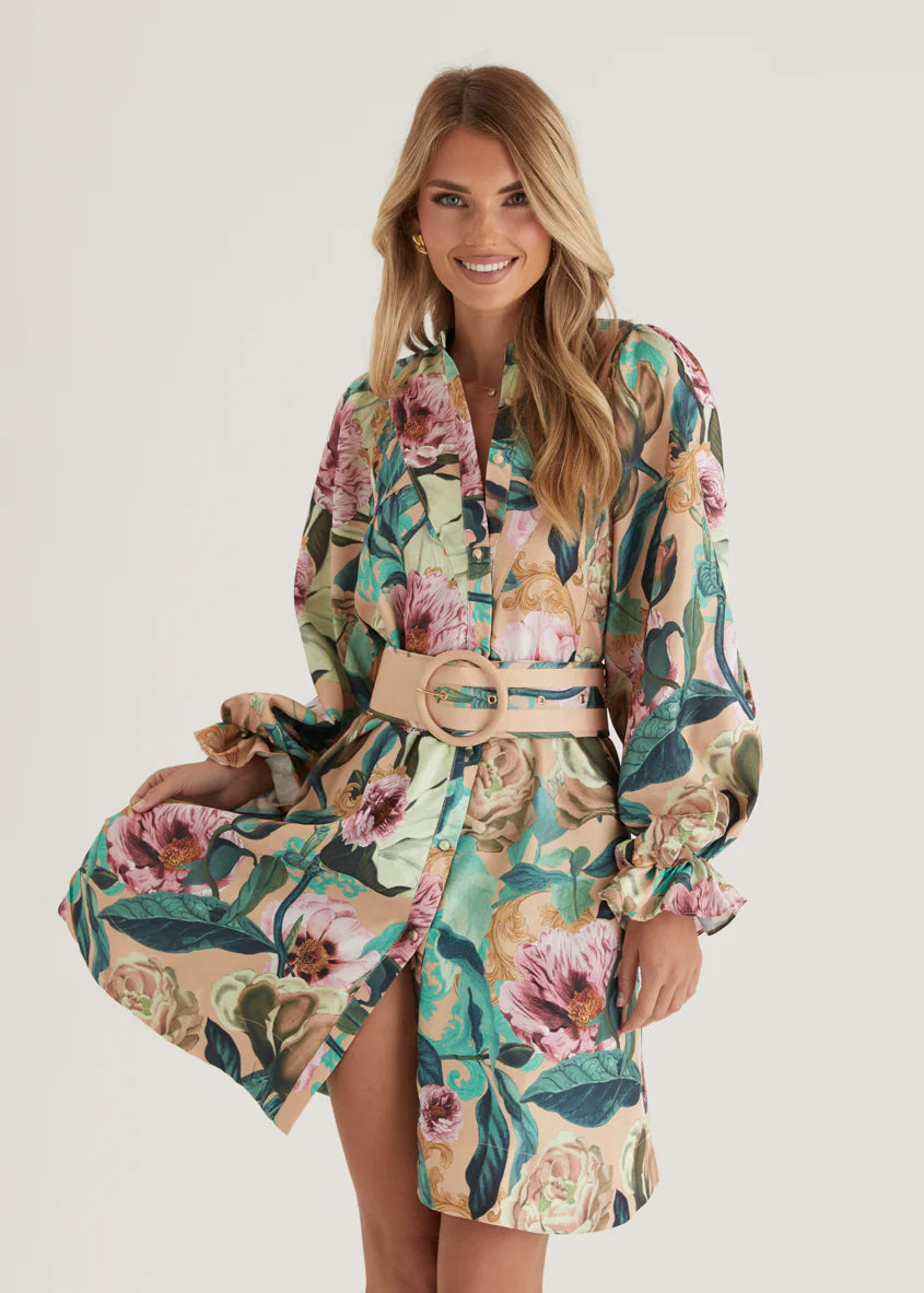 Angelina Dress - Mocha