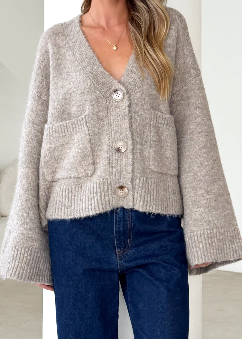 Reyna Sweater - Mushroom