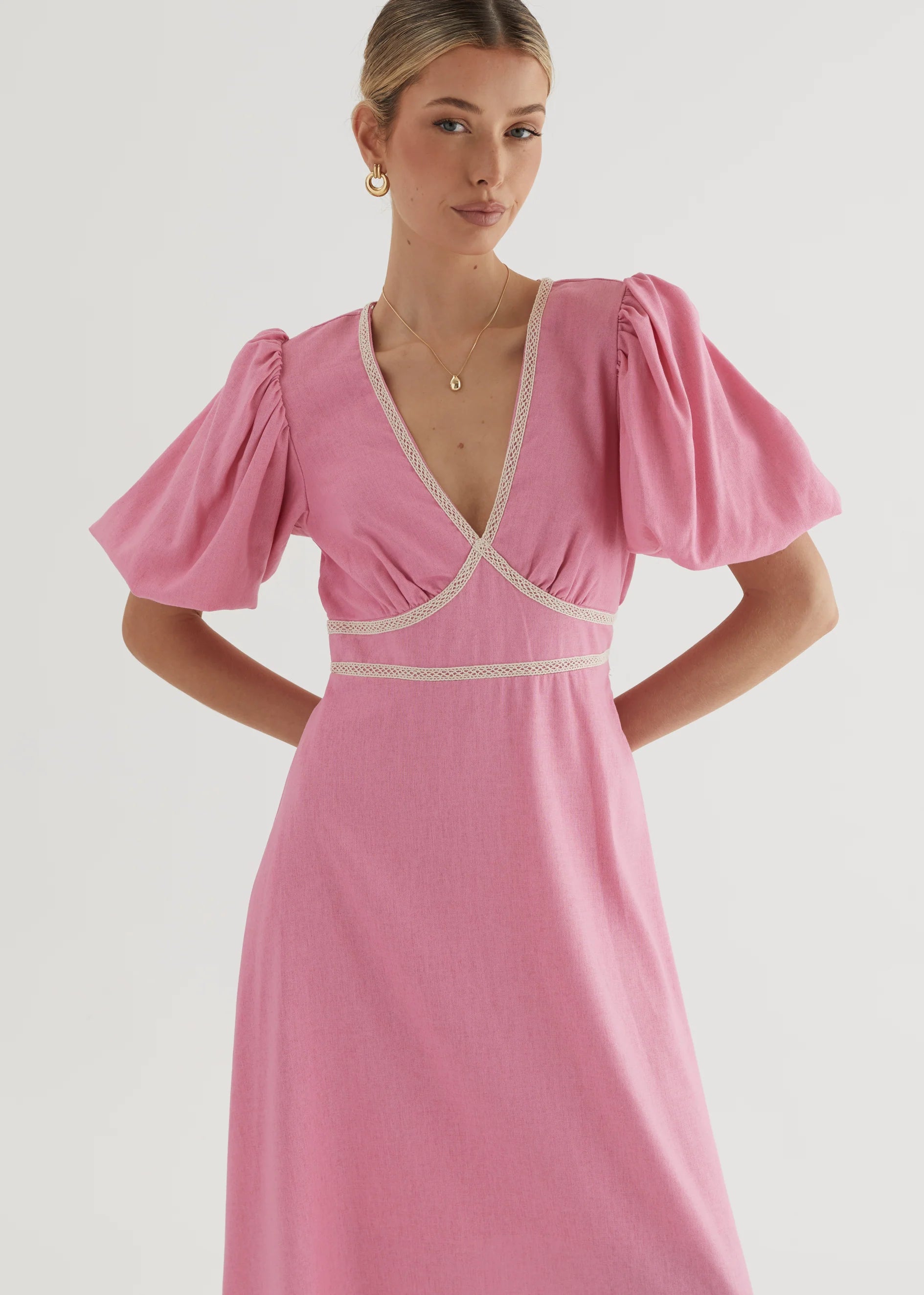 Ellodie Maxi Dress - Pink