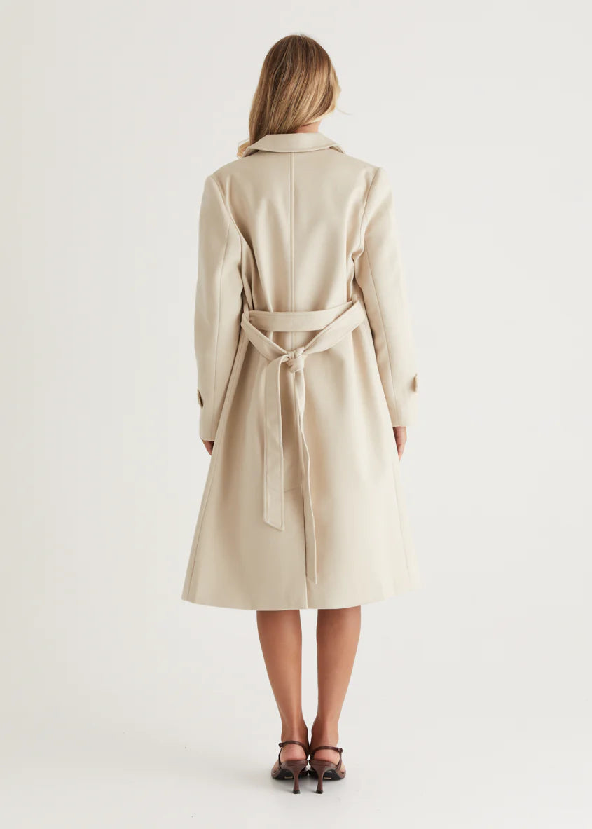 Matilda Coat - Almond