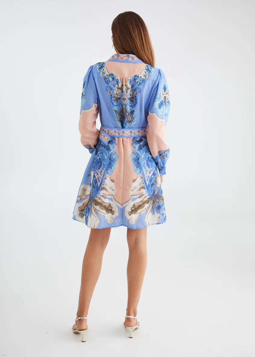 Seraphina Dress - Blue Willow