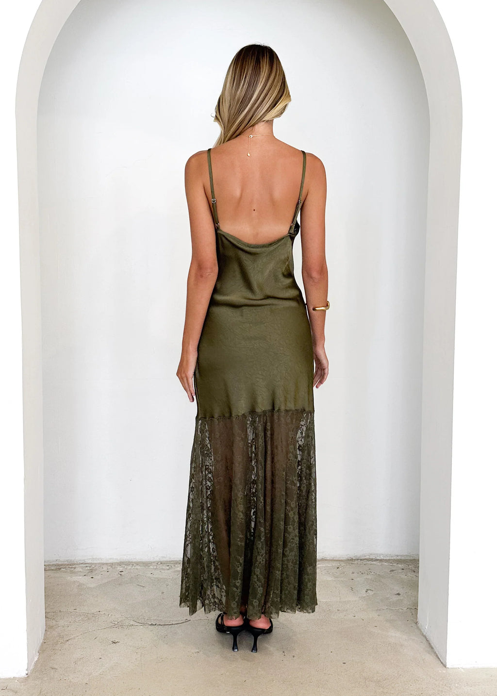 Anika Maxi Dress - Khaki