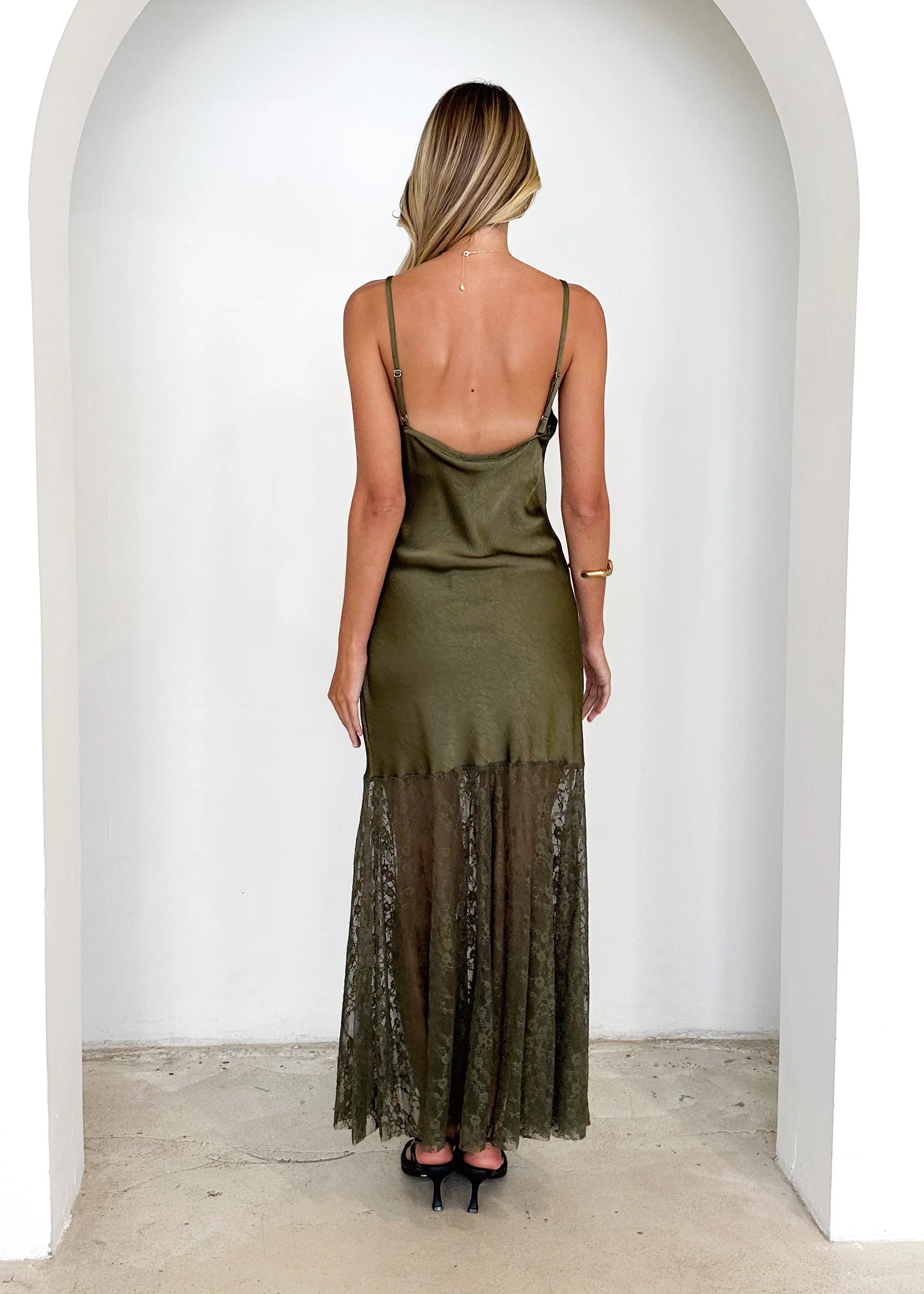 Anika Maxi Dress - Khaki