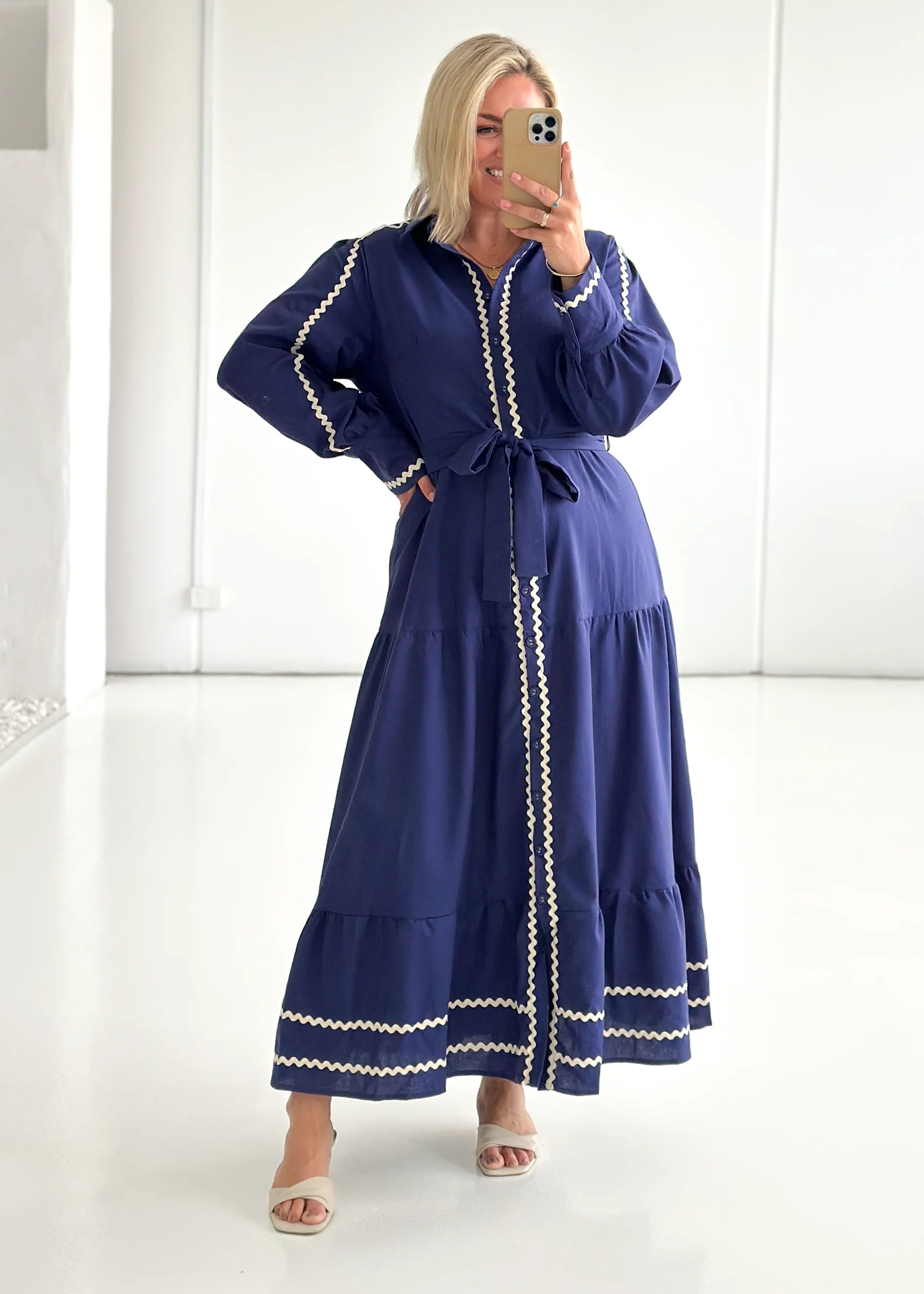 Jordana Maxi Dress - Navy