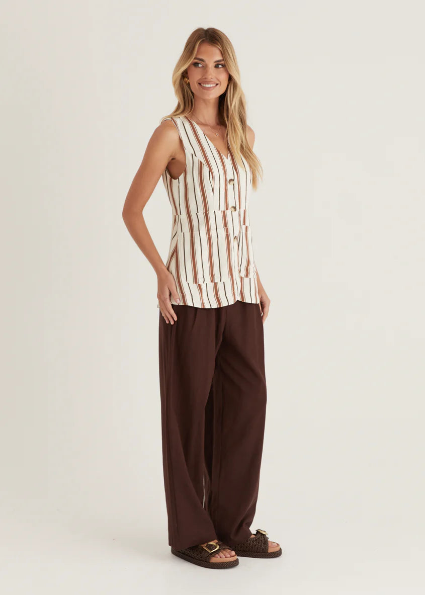 Fawn Vest Top - Amber Vale