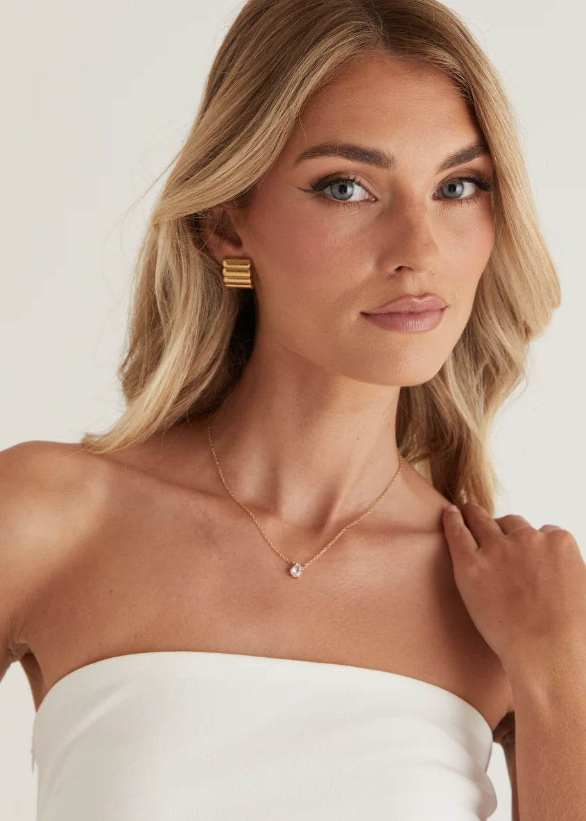 Krystal Necklace - Gold