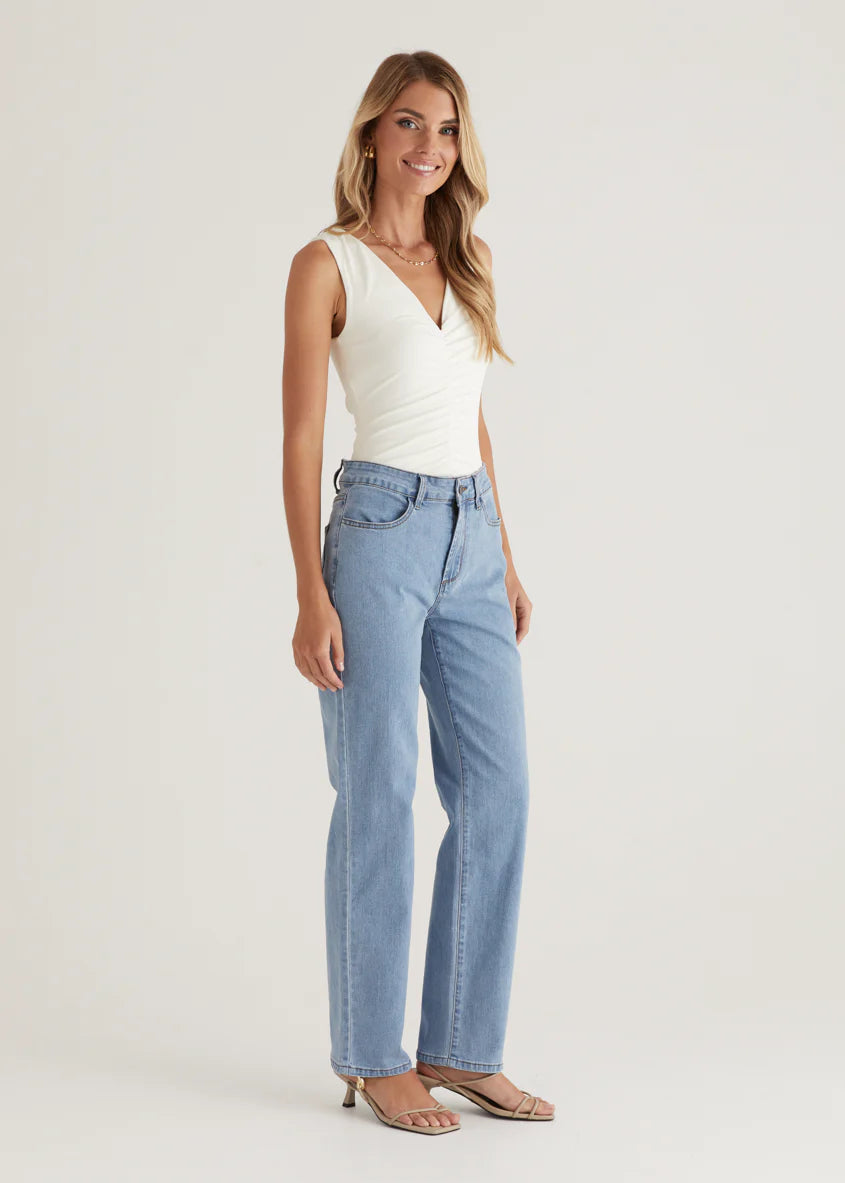 Isobel Stretch Jeans - Light Blue