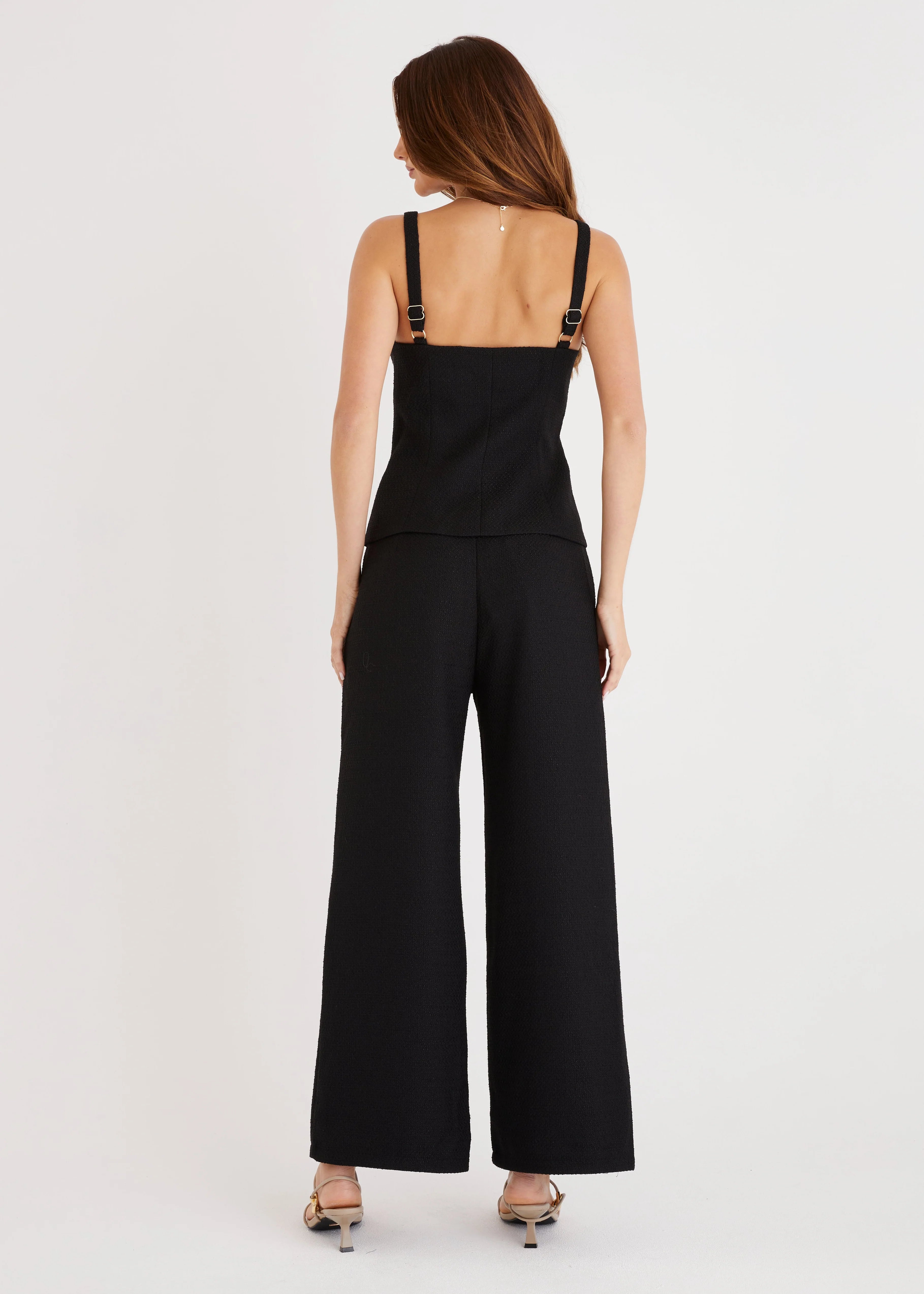 Suzzie Tweed Set - Black