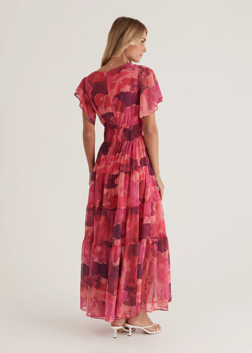 Gracelands Maxi Dress - Magenta Rush