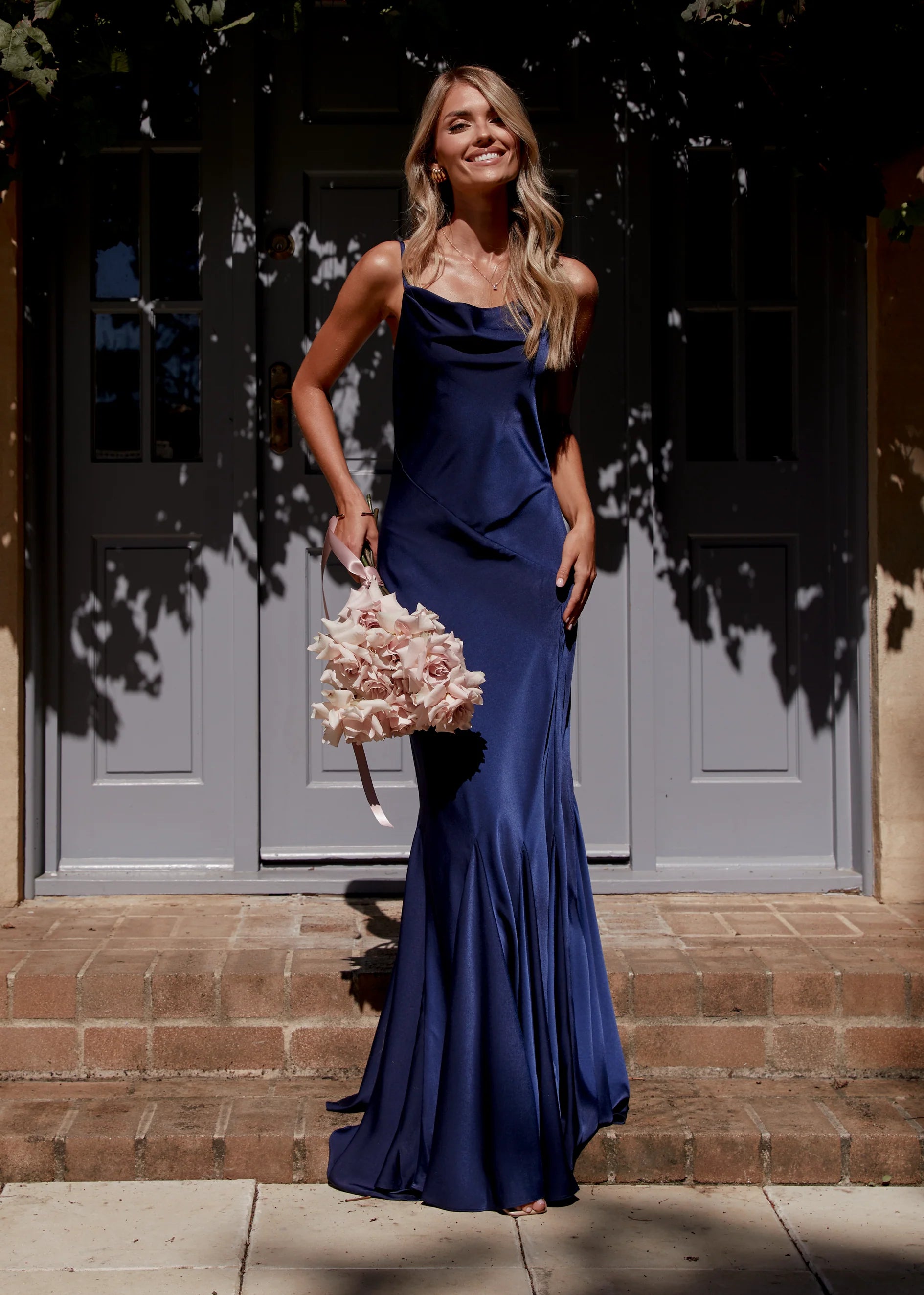 Zita Maxi Dress - Navy