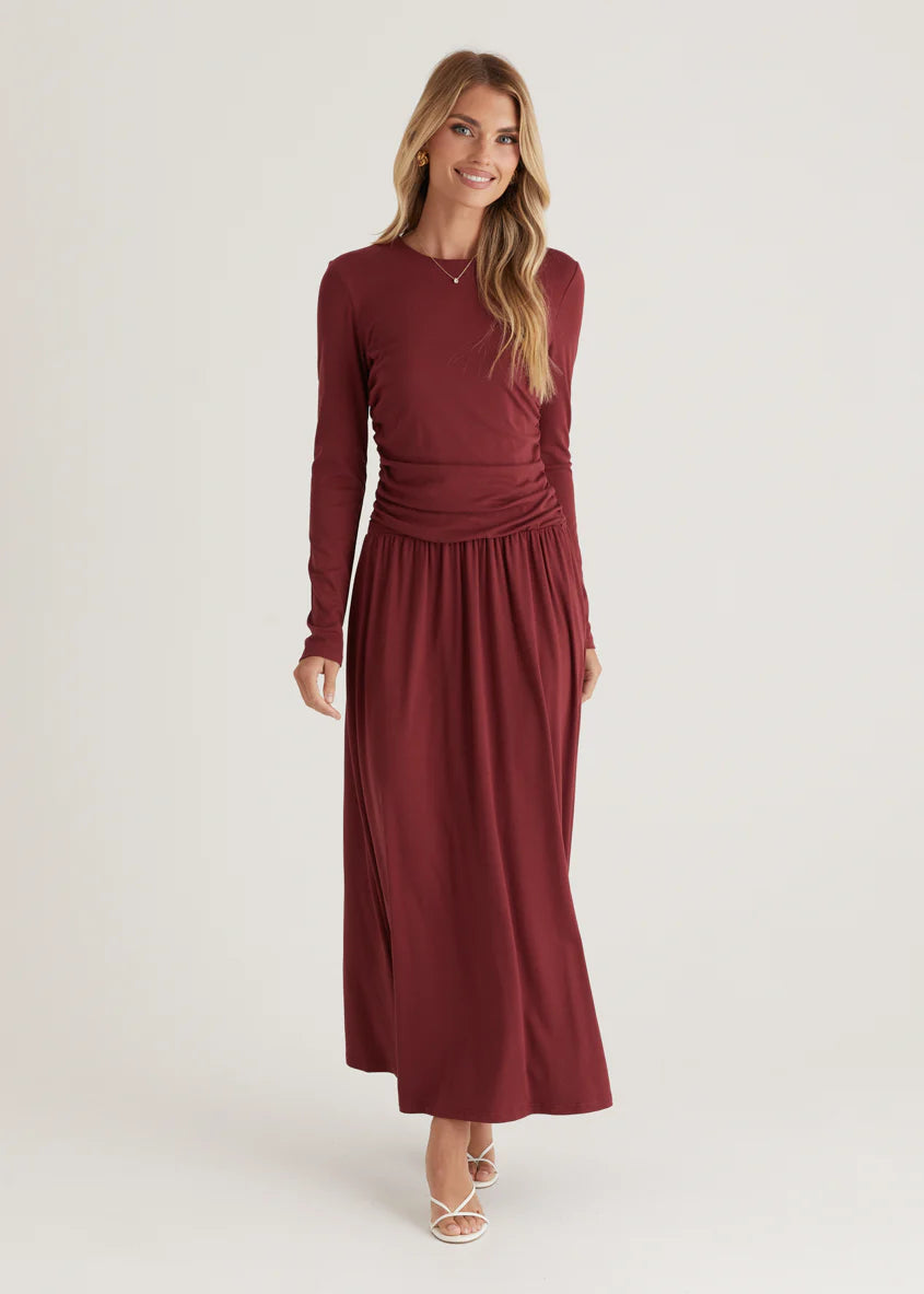 Siobhan Maxi Dress - Wine