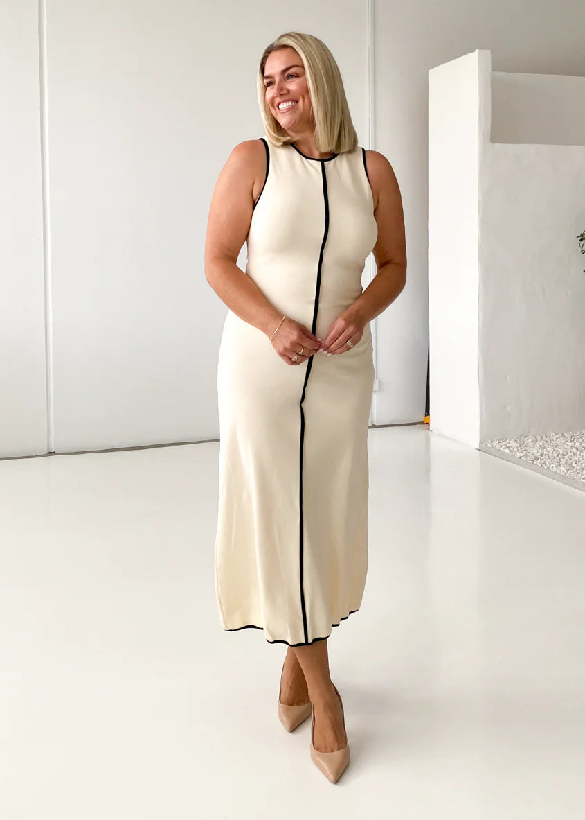 Cedar Maxi Dress - Beige