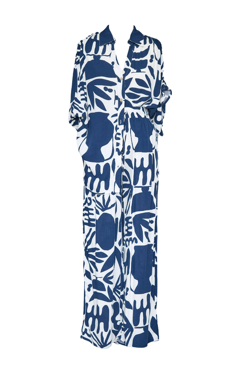 Raegan Shirt - Navy Mirage