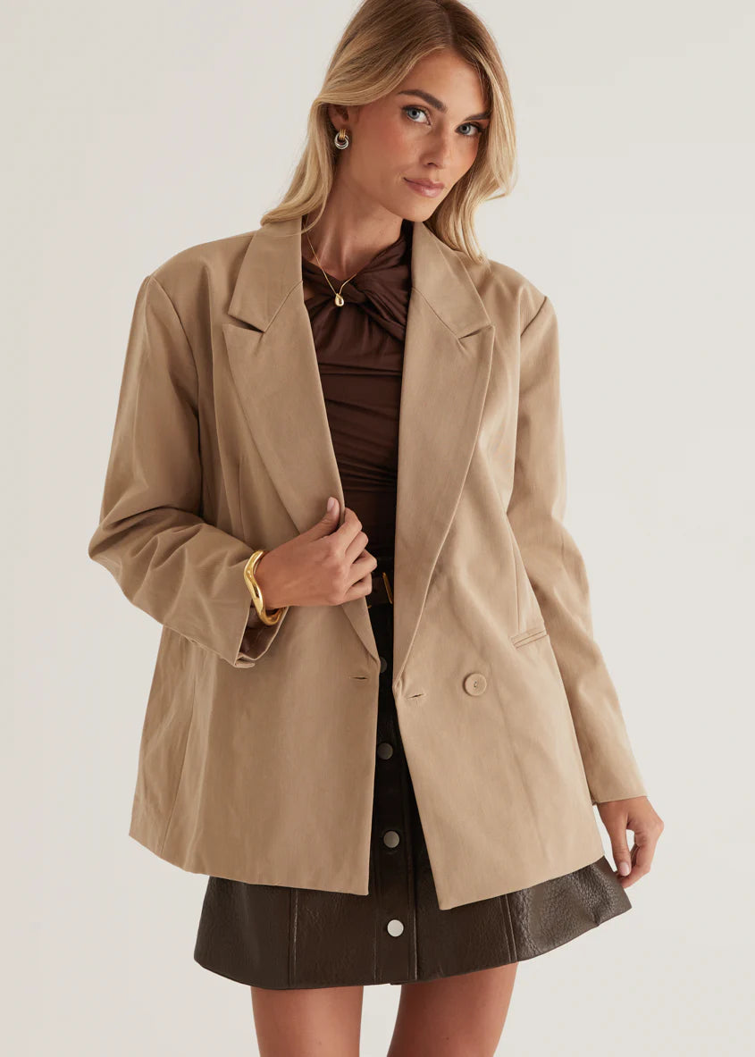Elara Blazer - Camel