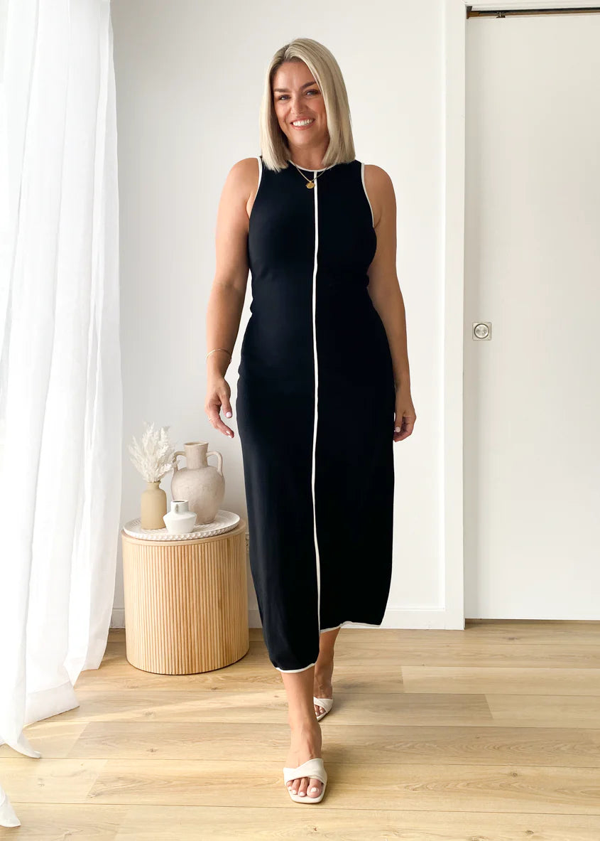 Cedar Maxi Dress - Black
