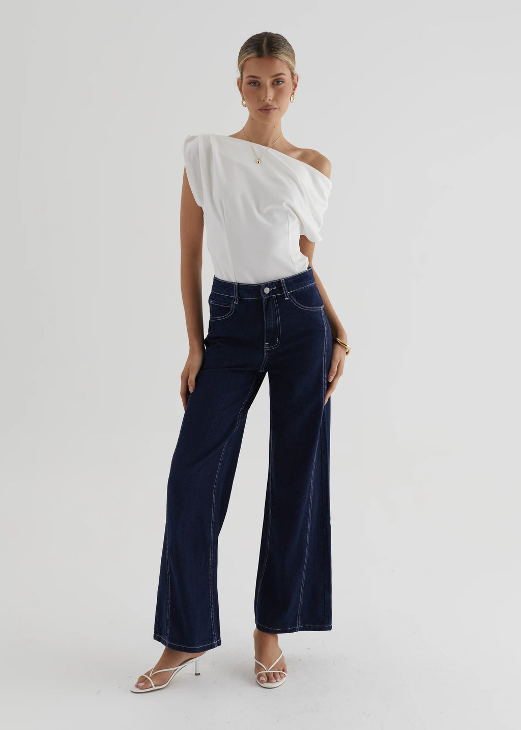 Bayse Off Shoulder Top - Off White