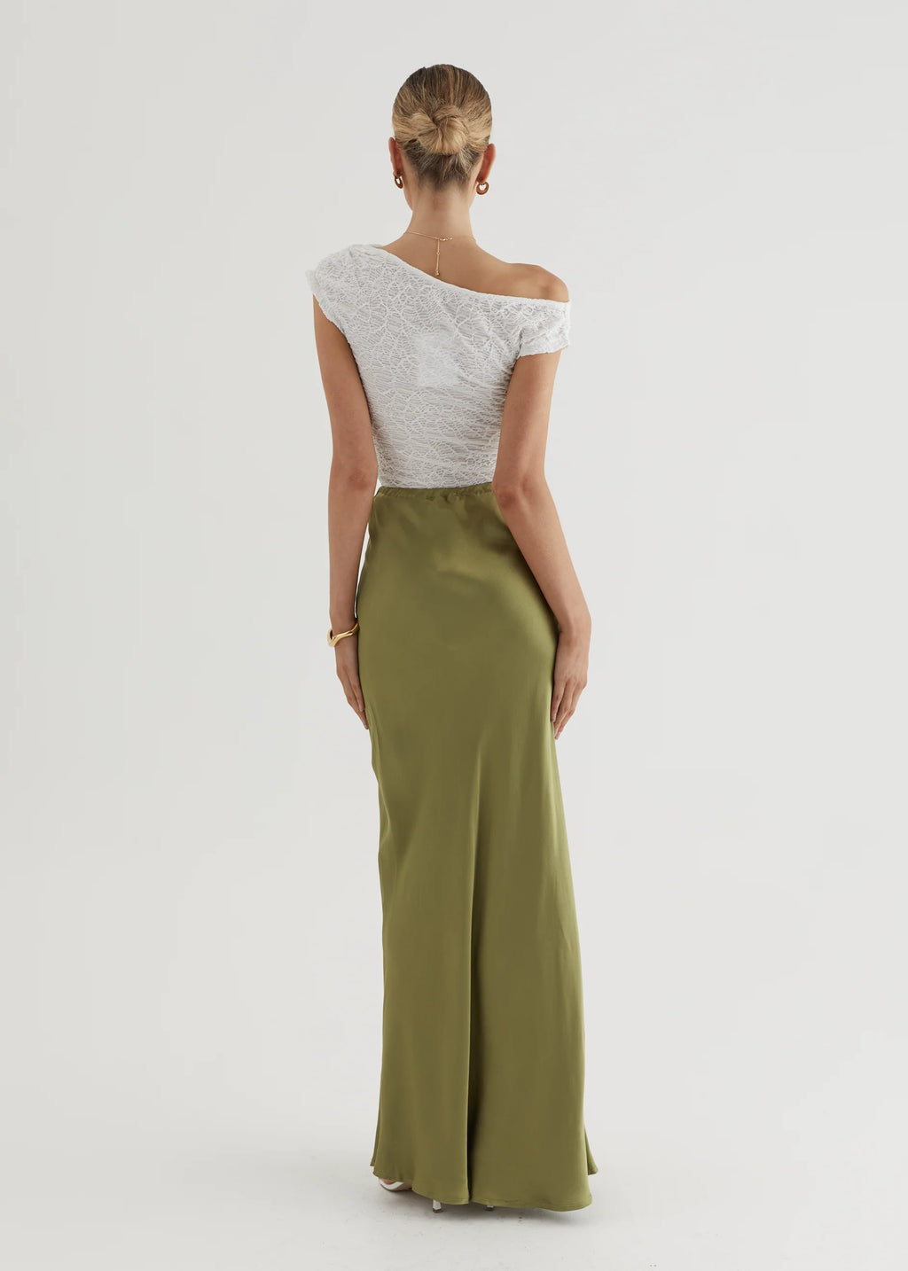 Sasha Maxi Skirt - Olive