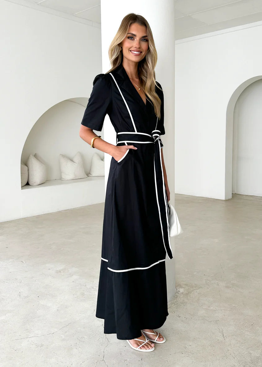 Stella Maxi Dress - Black