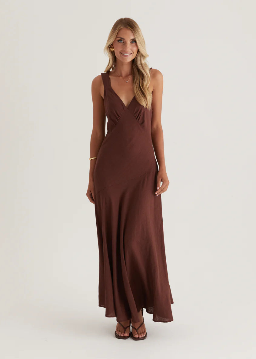 Orabelle Maxi Dress - Chocolate