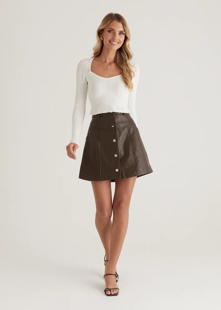 Enota Knit Crop - Off White