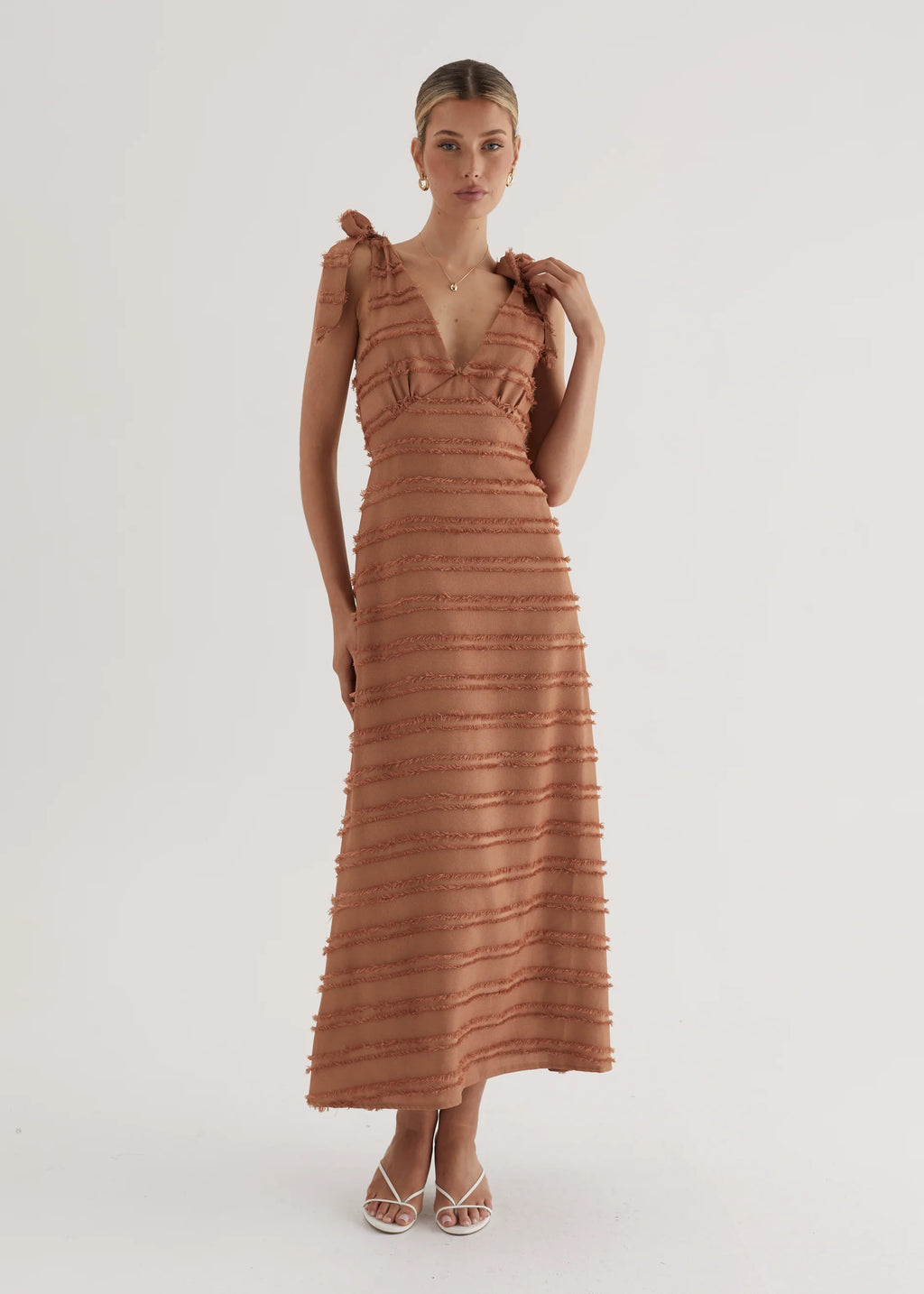 Bella Maxi Dress - Tan