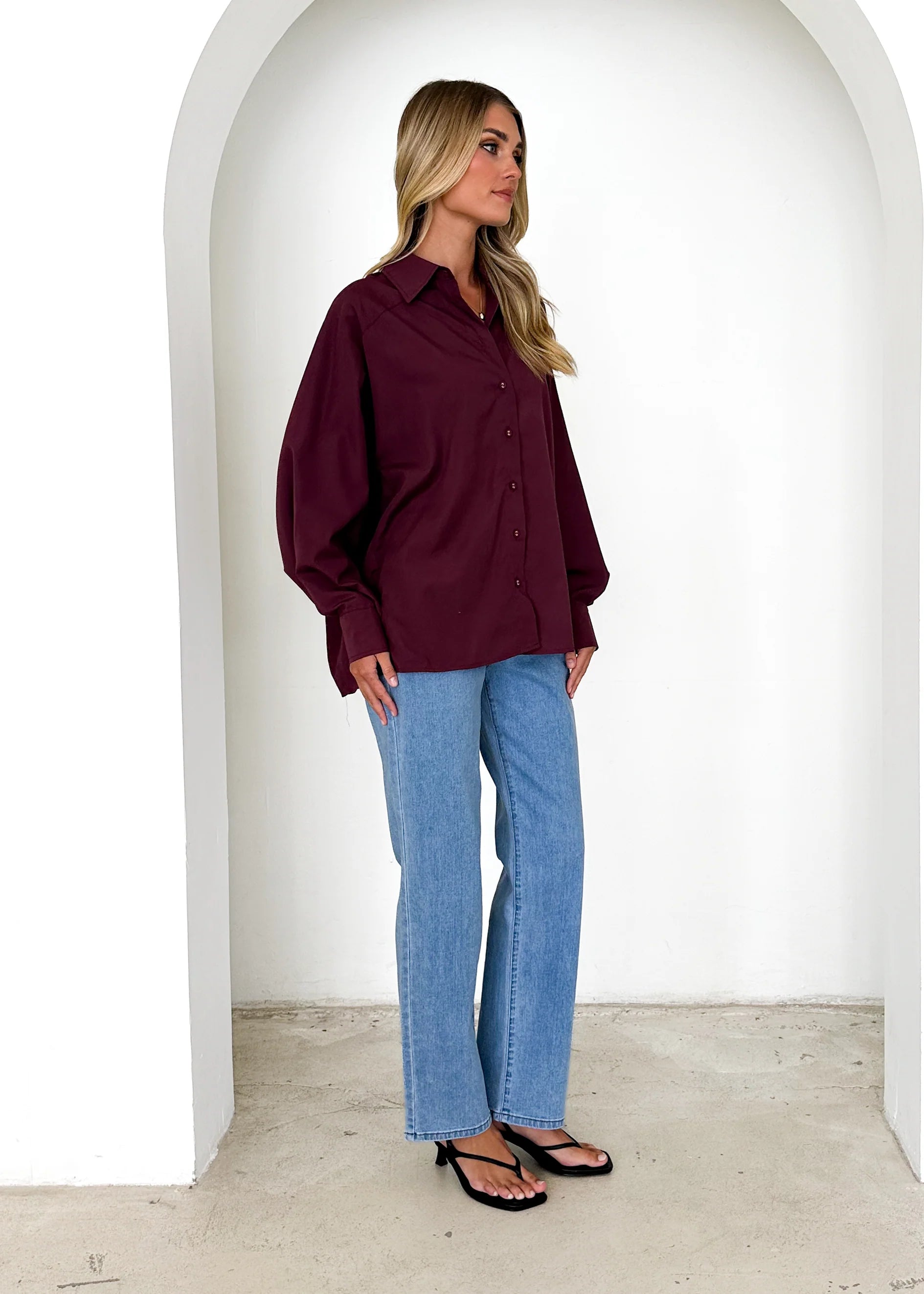 Kascade Shirt - Wine