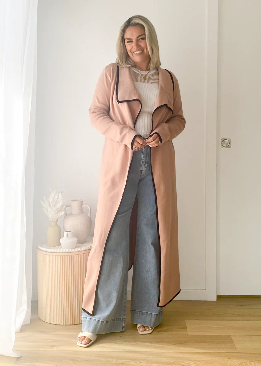 Portland Knit Coat - Camel