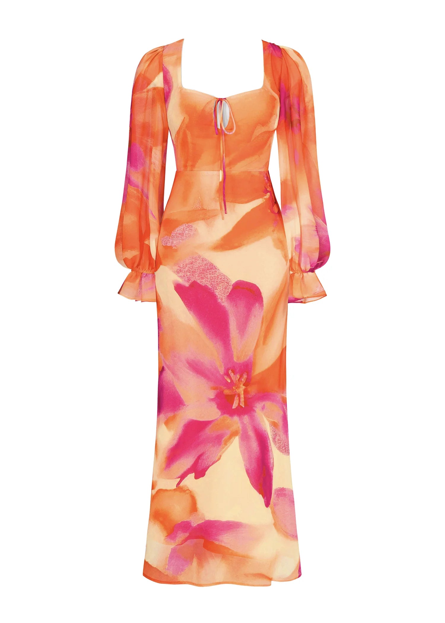 Soiree Maxi Dress - Sunset Floral