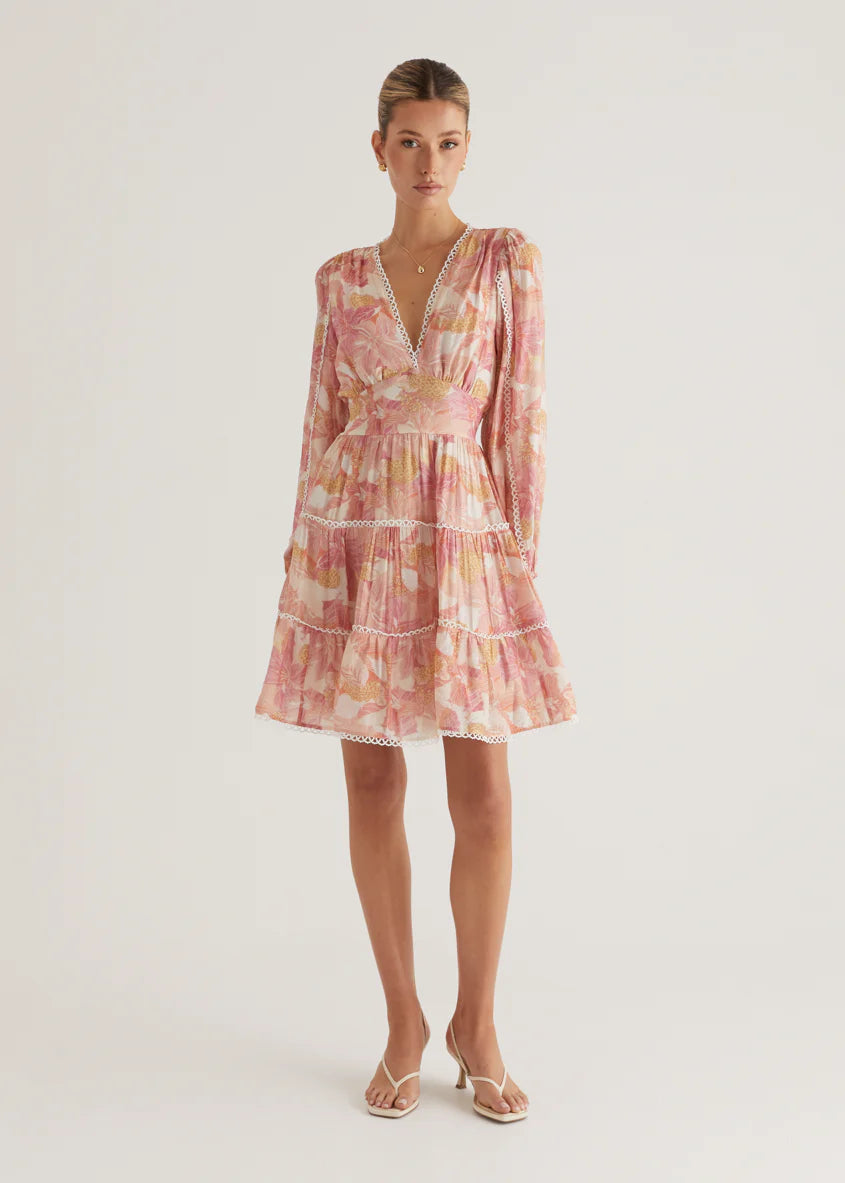 Palomar Dress - Blush Floral