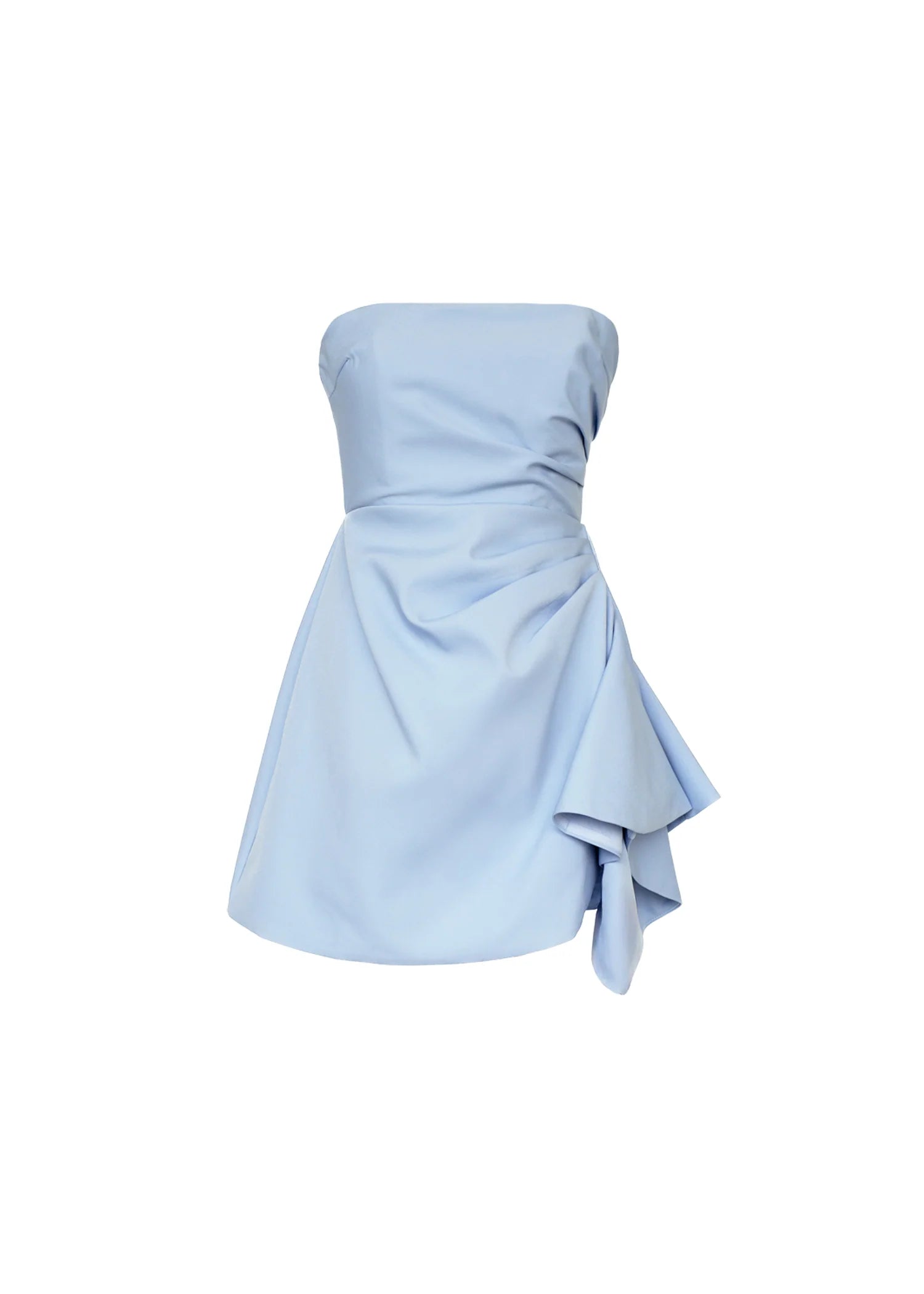 Prunella Strapless Dress - Blue