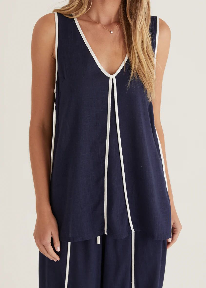 Kennedy Top - Navy