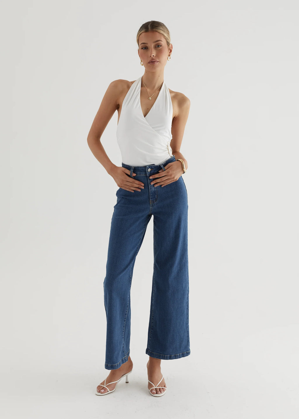 Carmina Stretch Jeans - Mid Blue