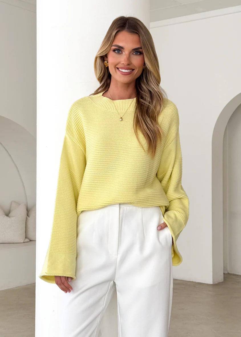 Marsielle Sweater - Lemon