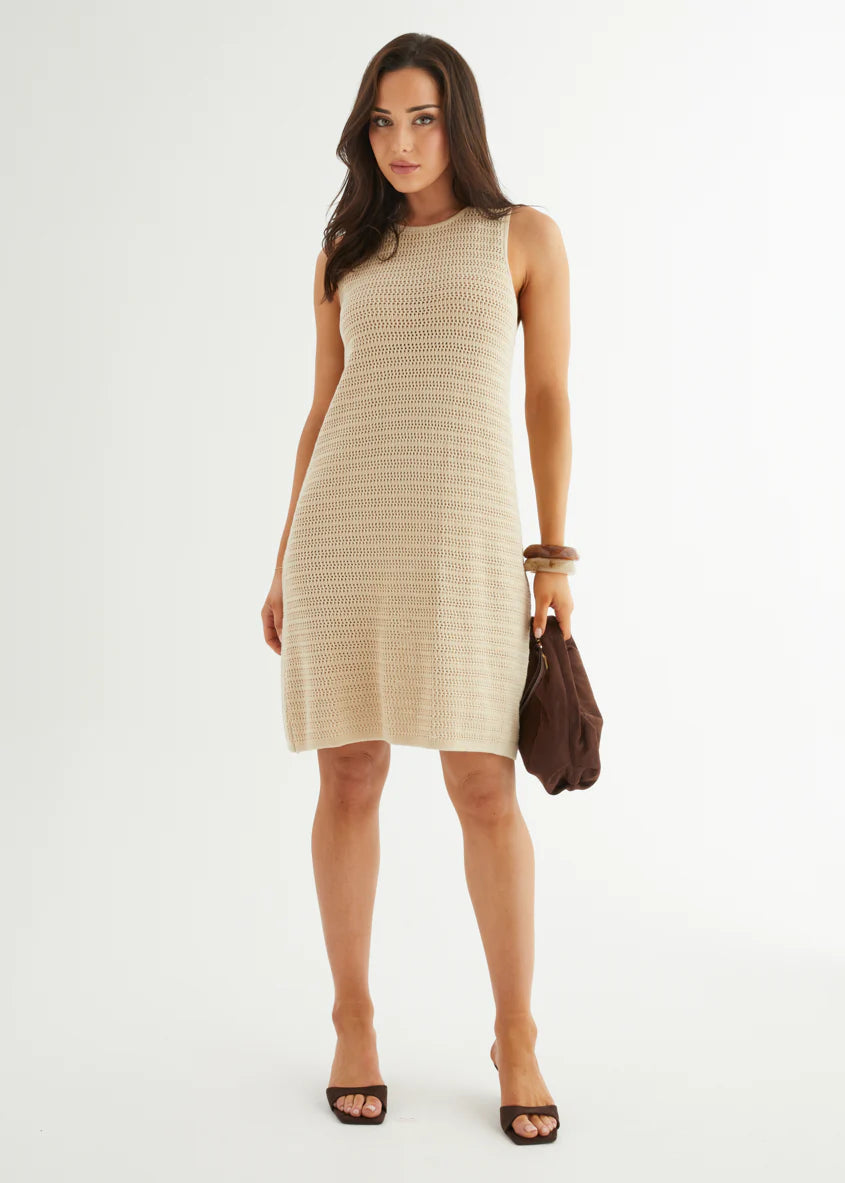 Kerena Knit Dress - Natural