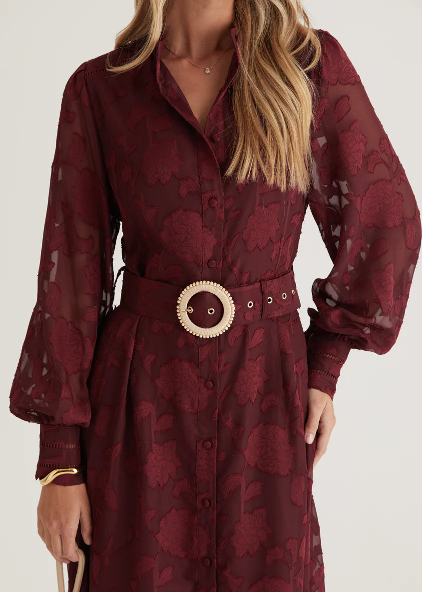 Roxi Maxi Dress - Wine