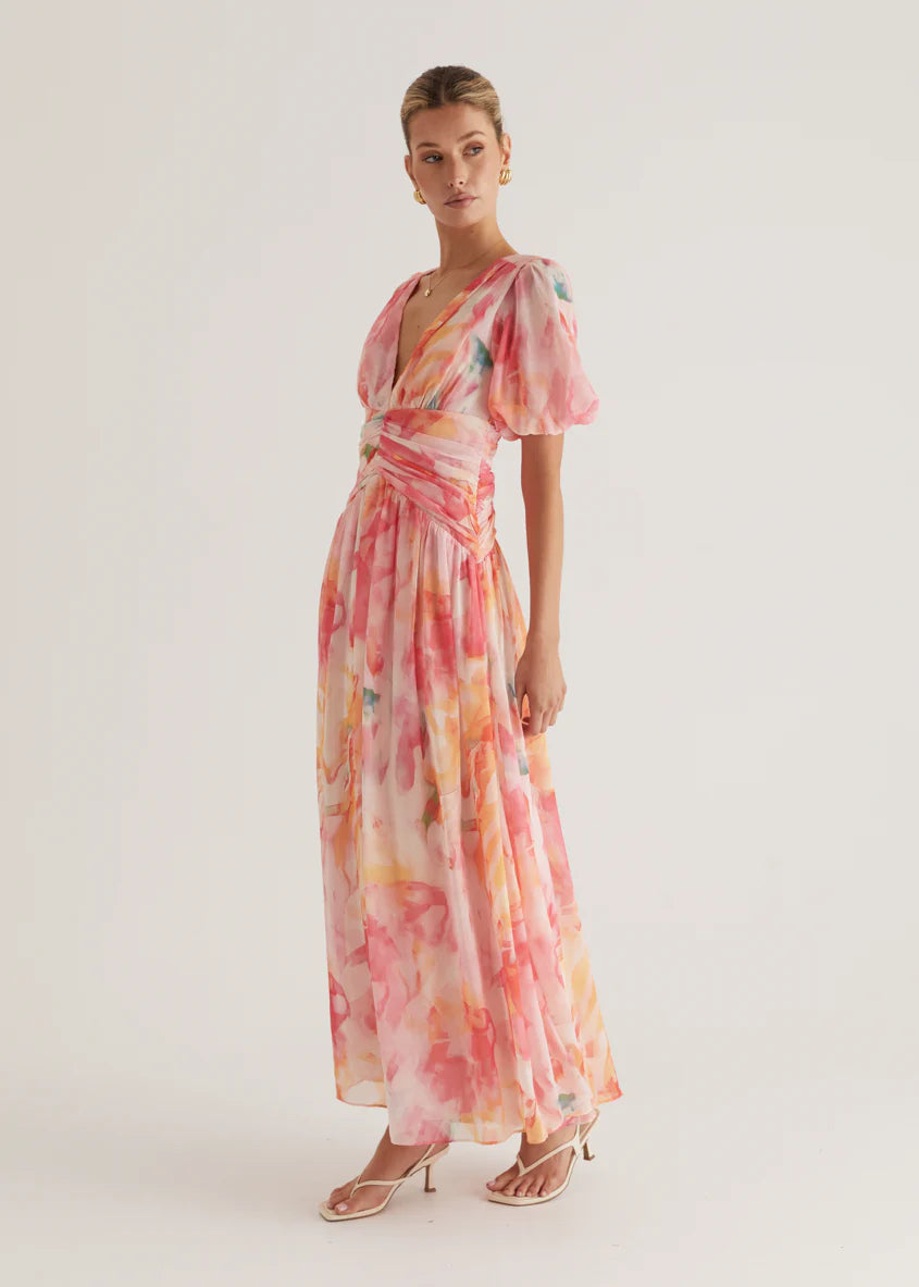 Aubree Maxi Dress - Ruby Splash