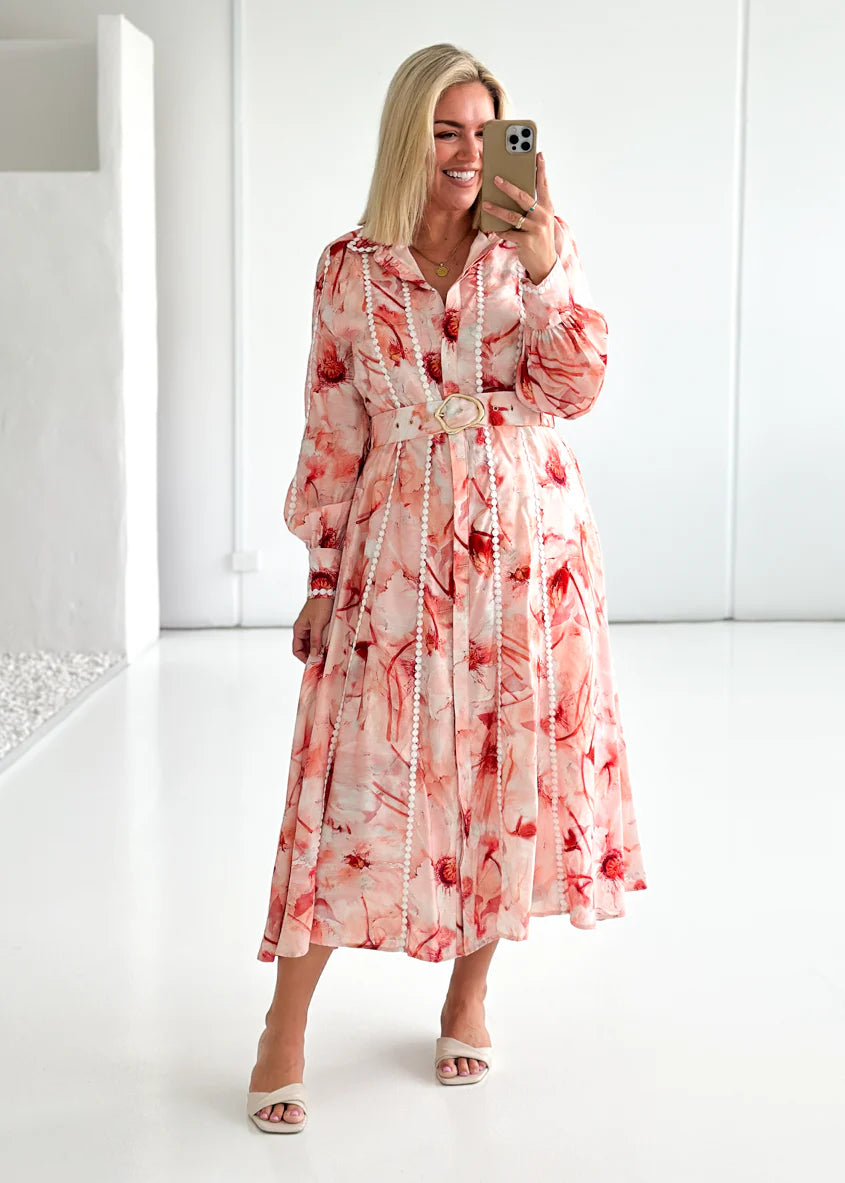 Starlet Maxi Dress - Blush Floral