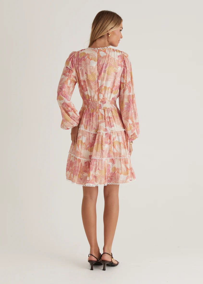 Palomar Dress - Blush Floral