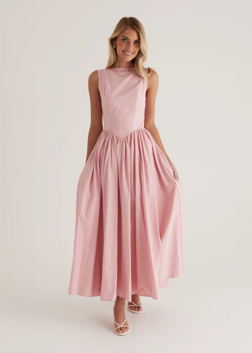 Bessie Maxi Dress - Pink