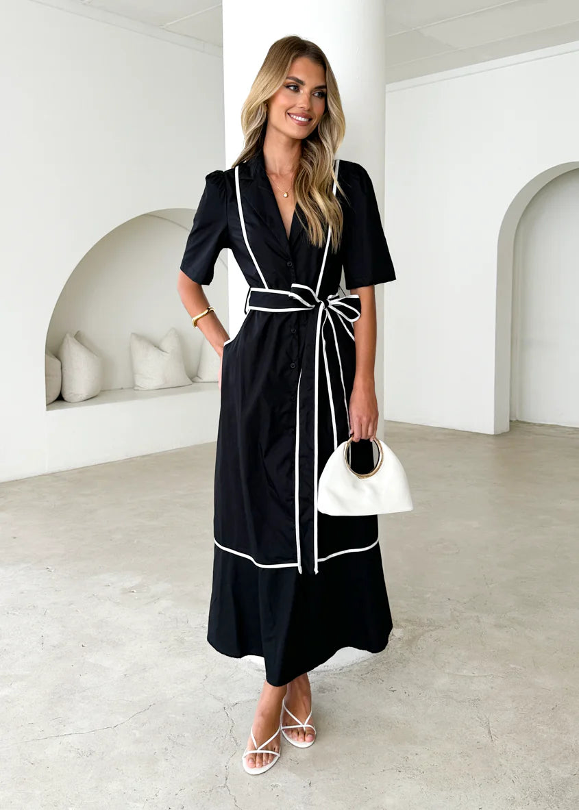 Stella Maxi Dress - Black