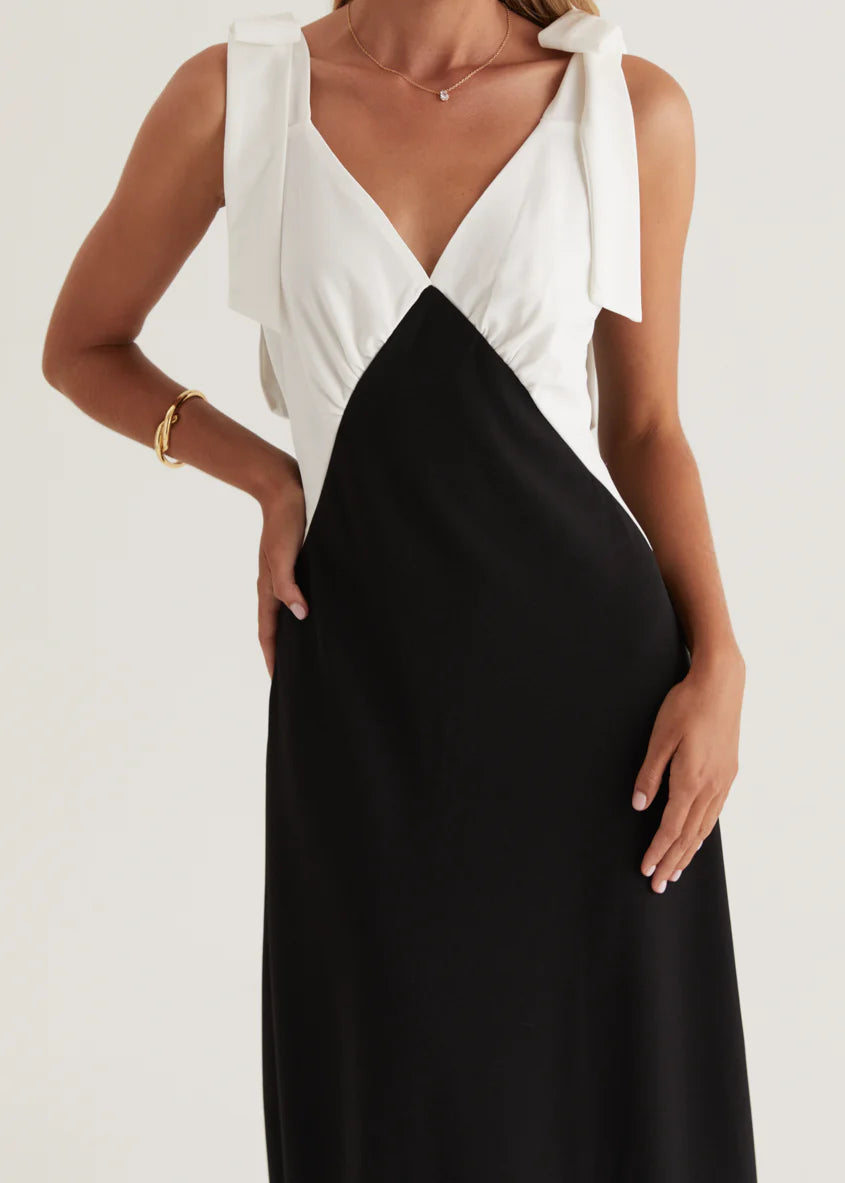 Formation Maxi Dress - Black Splice