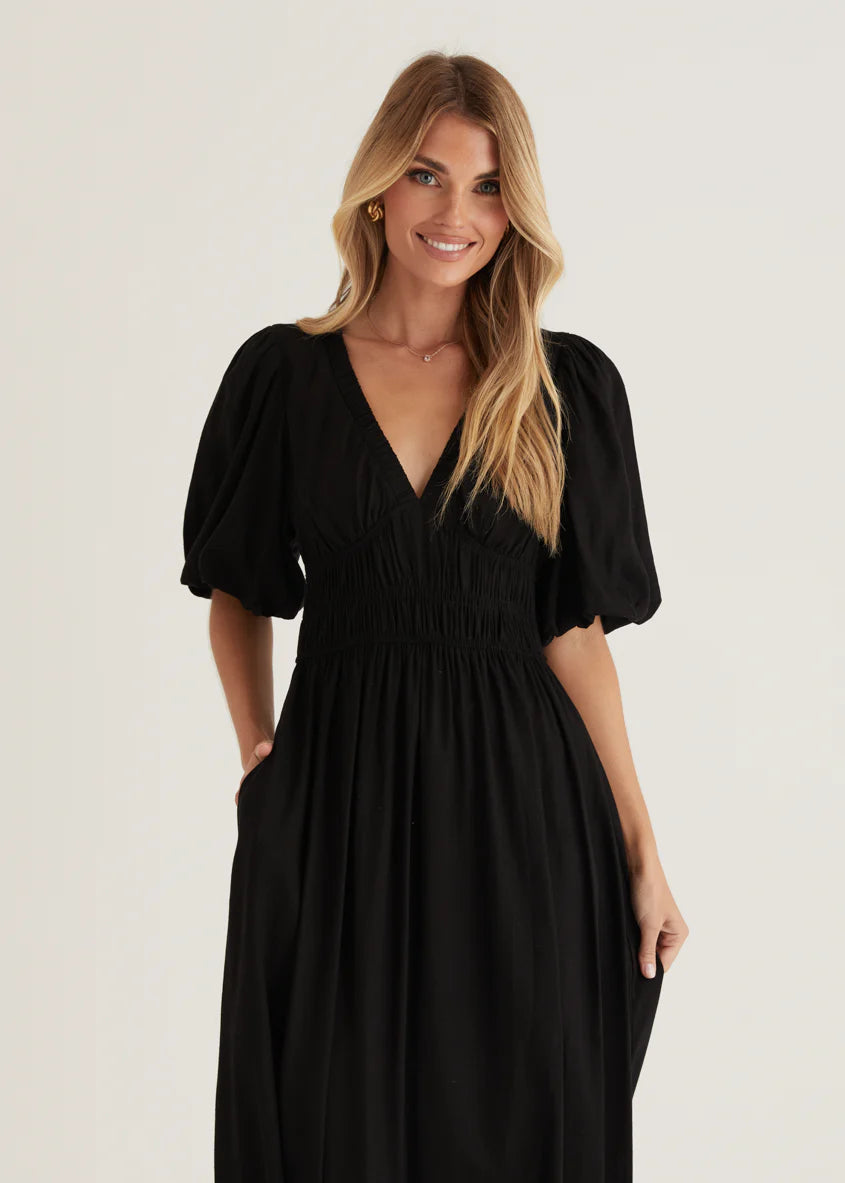 Mecca Maxi Dress - Black
