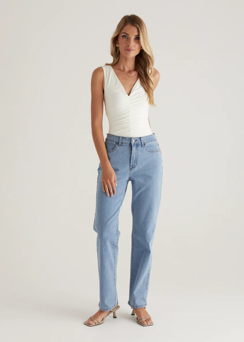 Isobel Stretch Jeans - Light Blue